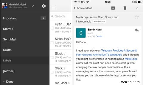 आपके iPhone पर उचित Gmail:4 Google-अनुकूल ईमेल ऐप्स