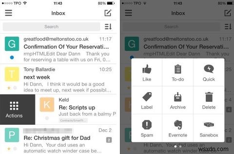 आपके iPhone पर उचित Gmail:4 Google-अनुकूल ईमेल ऐप्स