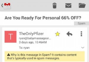 Android पर Gmail डिस्क में सहेजें ऑफ़र करता है, स्पैम स्पष्टीकरण और बहुत कुछ देता है 