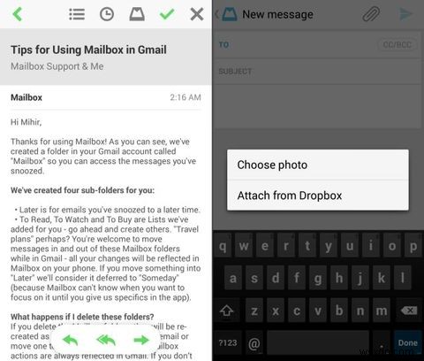मेलबॉक्स Android के लिए आता है, लेकिन क्या यह Gmail को बदलने के लिए पर्याप्त है?