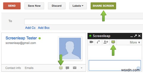 जीमेल या क्रोम के लिए स्क्रीनलीप का उपयोग करने वाले किसी भी व्यक्ति के साथ अपनी स्क्रीन साझा करें 