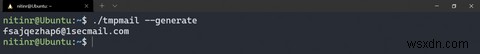 लिनक्स टर्मिनल का उपयोग करके अस्थायी ईमेल पते कैसे उत्पन्न करें 