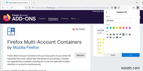 फ़ायरफ़ॉक्स में मल्टी-अकाउंट कंटेनरों का उपयोग कैसे करें 