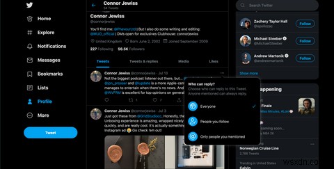 ट्विटर अब आपको बदलने देता है कि आपके ट्वीट करने के बाद भी कौन जवाब दे सकता है