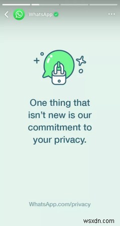 WhatsApp उपयोगकर्ताओं को आपकी गोपनीयता के प्रति अपनी प्रतिबद्धता का आश्वासन देता है