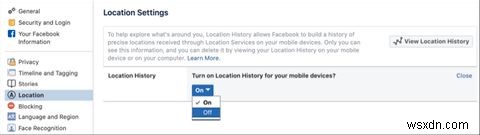 फेसबुक पर अपना स्थान इतिहास कैसे देखें और हटाएं