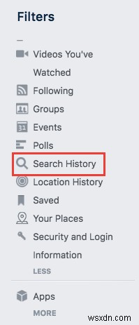 अपना फेसबुक खोज इतिहास कैसे साफ़ करें 