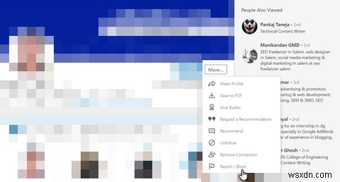 लिंक्डइन पर किसी को कैसे ब्लॉक करें