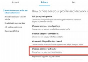 लिंक्डइन पर अपना अंतिम नाम कैसे छिपाएं
