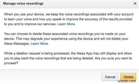 अपना अमेज़न इको वॉयस डेटा कैसे हटाएं 