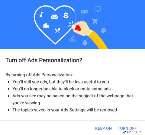 Googles वैयक्तिकृत विज्ञापनों को अक्षम कैसे करें 