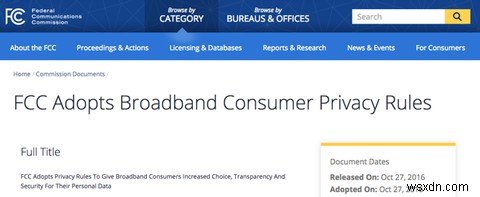 क्या FCCs के नए ISP विनियम आपकी गोपनीयता की रक्षा करेंगे?