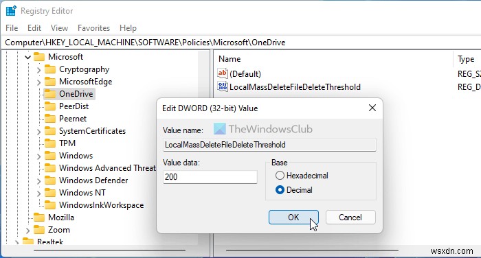 एकाधिक फ़ाइलों को हटाते समय OneDrive सूचनाएं कैसे दिखाएं 