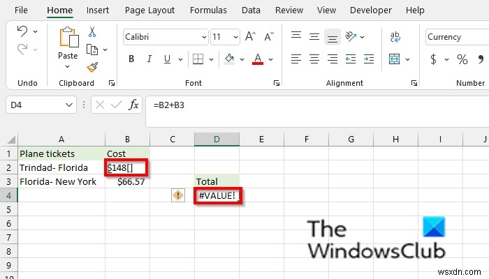 Excel में #VALUE त्रुटि को कैसे ठीक करें 
