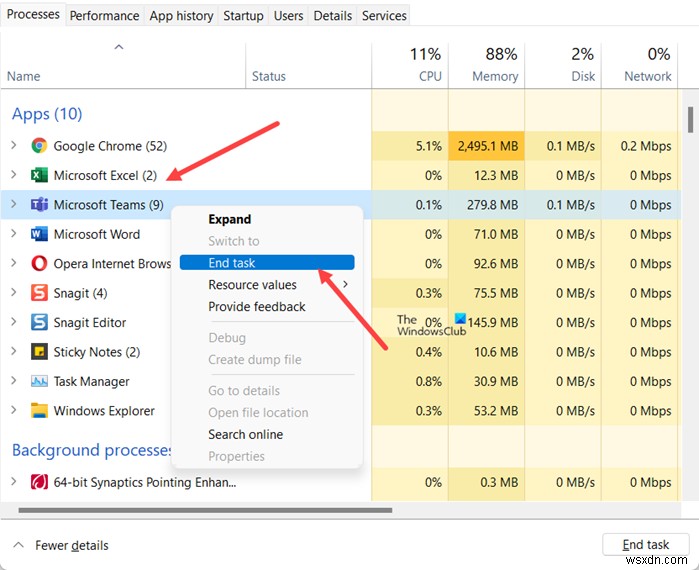 Microsoft Teams एक रिक्त सफ़ेद या काली स्क्रीन दिखा रहा है 