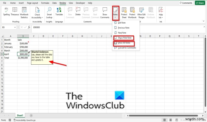 Excel में नोट्स कैसे जोड़ें, डालें और उपयोग करें