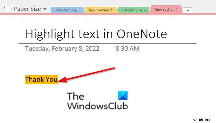 OneNote में टेक्स्ट और नोट्स को हाइलाइट कैसे करें 