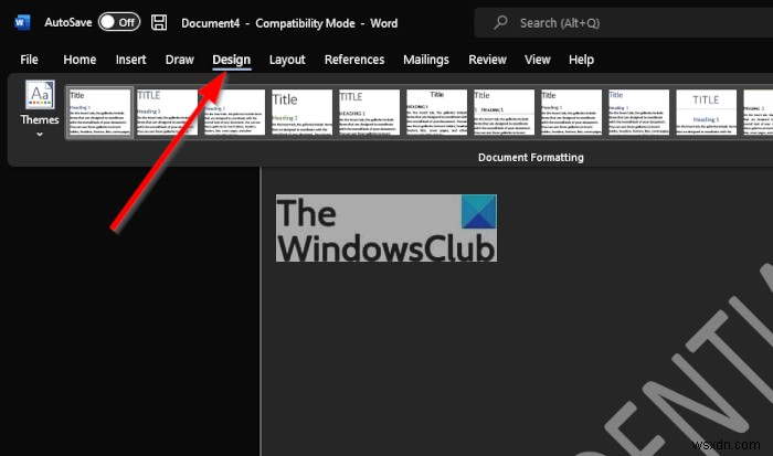 माइक्रोसॉफ्ट वर्ड में वॉटरमार्क कैसे निकालें