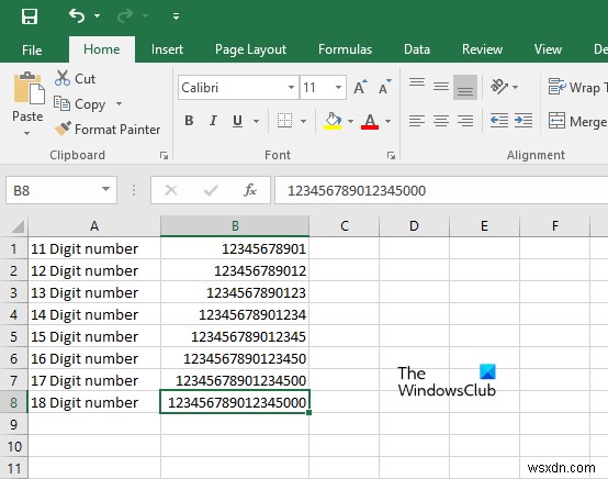 Excel को पूर्णांकित करने से कैसे रोकें