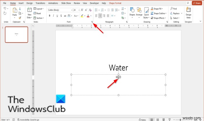 PowerPoint में सुपरस्क्रिप्ट और सबस्क्रिप्ट को कैसे बंद करें 