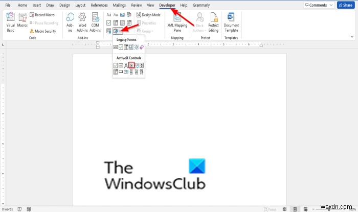 Microsoft Word दस्तावेज़ में रेडियो बटन कैसे जोड़ें 