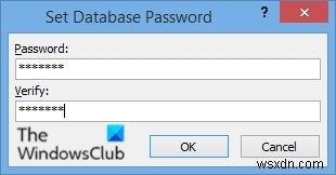 एक्सेस डेटाबेस पर पासवर्ड कैसे सेट करें 
