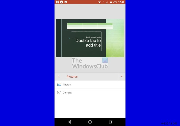 Android मोबाइल के लिए PowerPoint में वीडियो और चित्र कैसे जोड़ें 