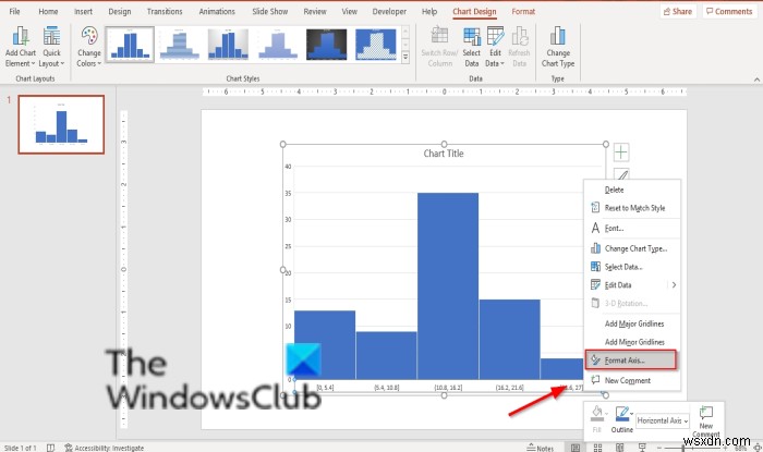 PowerPoint में हिस्टोग्राम चार्ट कैसे बनाएं