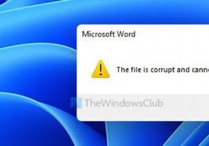 फिक्स फ़ाइल दूषित है और Word, Excel, PowerPoint में त्रुटि खोली नहीं जा सकती 