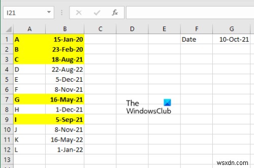 Excel में सशर्त स्वरूपण का उपयोग करके तिथियों के साथ पंक्तियों को कैसे हाइलाइट करें 