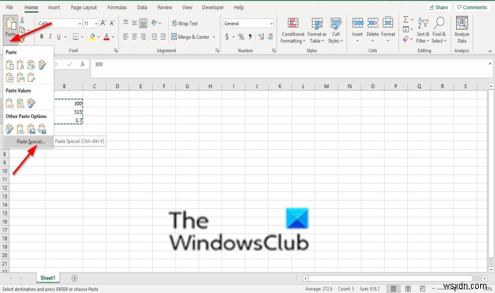 Excel में टेक्स्ट के रूप में संगृहीत संख्याओं को संख्याओं में कैसे बदलें