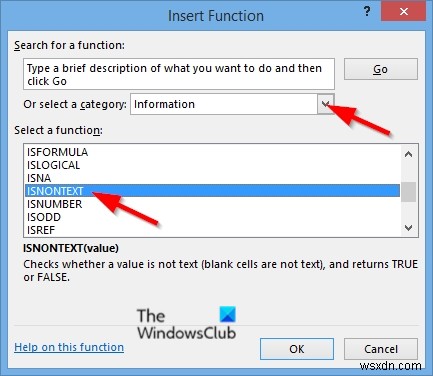 Microsoft Excel में ISNONTEXT फ़ंक्शन का उपयोग कैसे करें 