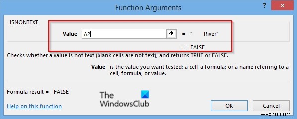 Microsoft Excel में ISNONTEXT फ़ंक्शन का उपयोग कैसे करें 