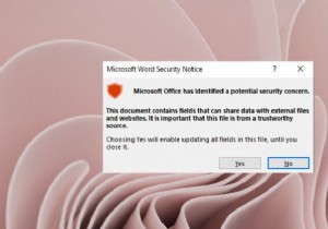 Microsoft Office ने एक संभावित सुरक्षा चिंता की पहचान की है 