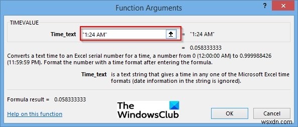 Microsoft Excel में TIMEVALUE फ़ंक्शन का उपयोग कैसे करें 