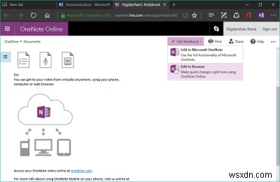 एज और क्रोम पर Office ऑनलाइन एक्सटेंशन का उपयोग करके Office दस्तावेज़ बनाएँ