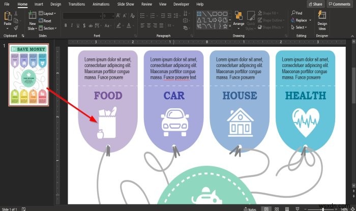 PowerPoint में इन्फोग्राफिक्स कैसे डालें?