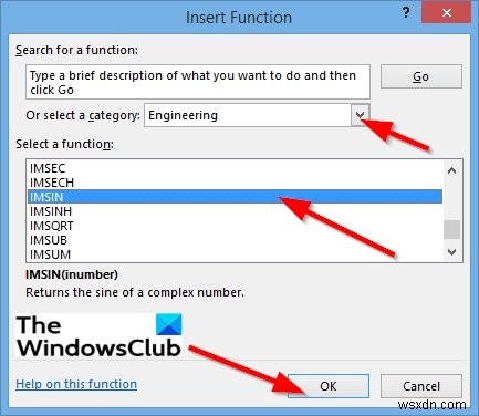 Microsoft Excel में IMSIN फ़ंक्शन का उपयोग कैसे करें 