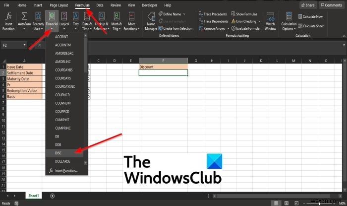 Microsoft Excel में DISC फ़ंक्शन का उपयोग कैसे करें 