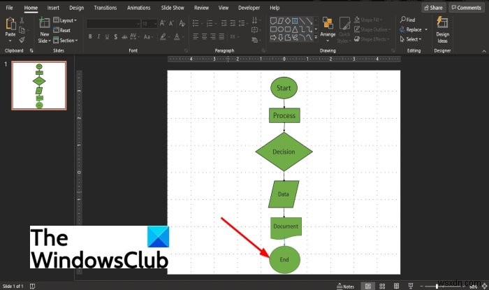 PowerPoint में फ़्लोचार्ट कैसे बनाएं 