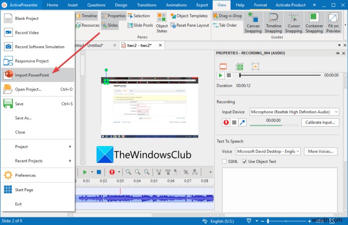 Windows 11/10 में ऑडियो कथन के साथ वीडियो प्रस्तुति कैसे करें