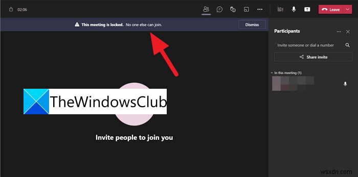 Microsoft Teams में मीटिंग कैसे लॉक करें