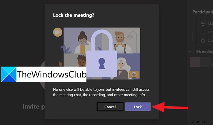 Microsoft Teams में मीटिंग कैसे लॉक करें