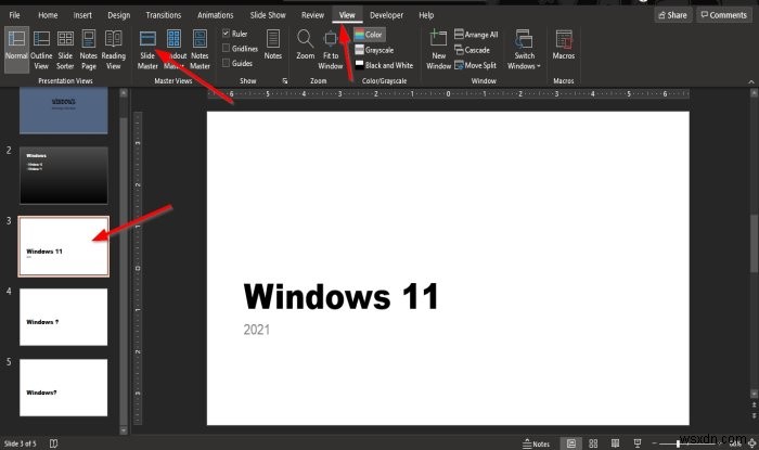 PowerPoint में स्लाइड मास्टर का उपयोग कैसे करें