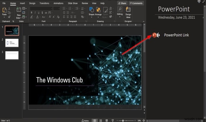 OneNote में PowerPoint फ़ाइल कैसे आयात करें 