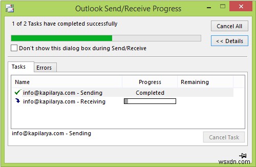 आउटलुक ईमेल आउटबॉक्स में तब तक अटका रहता है जब तक आप इसे मैन्युअल रूप से नहीं भेजते 
