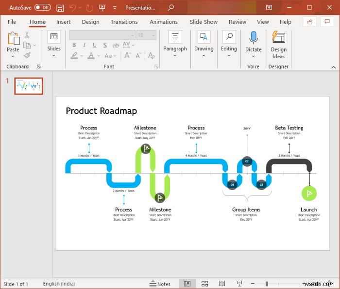 Microsoft PowerPoint में रोडमैप कैसे बनाएं 