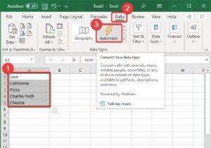 Microsoft Excel में स्वचालित डेटा प्रकार सुविधा का उपयोग कैसे करें 