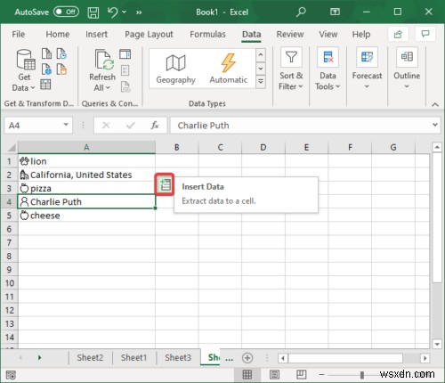 Microsoft Excel में स्वचालित डेटा प्रकार सुविधा का उपयोग कैसे करें 