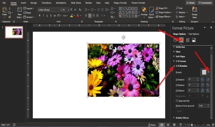 PowerPoint में एनिमेटेड पिक्चर फ्रेम कैसे बनाएं 